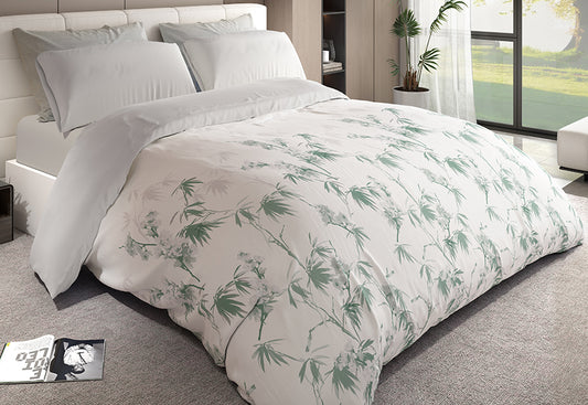 Funda Nórdica 3piezas Estampada BIANCA Kyoto musgo