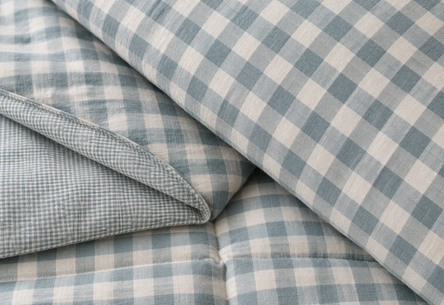 Edredón Duvet Comforter Hilo Tintado ATENAS Larissa Azul