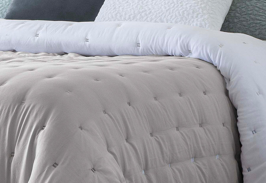 FUNDECO Polare Gray Double Sided Comforter Nordic Duvet