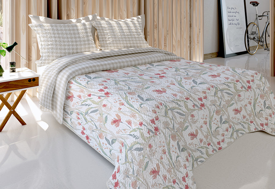 Colcha Bouti Termosellada BIANCA Reversible Lucia