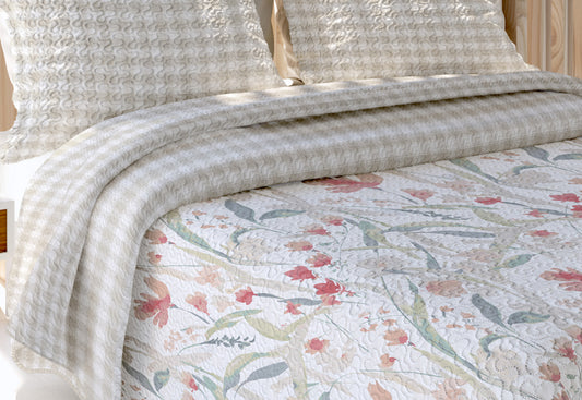 Colcha Bouti Termosellada BIANCA Reversible Lucia
