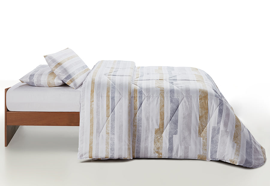 Edredón Duvet Nórdico Estampado CLARA VIDAL Malera oro