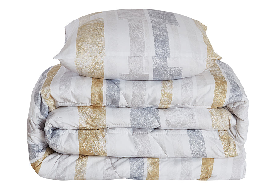 Edredón Duvet Nórdico Estampado CLARA VIDAL Malera oro