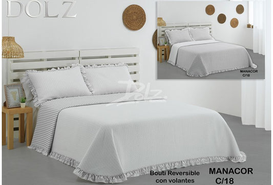 Colcha gris Manacor DOLZ