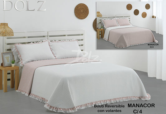 Colcha rosa Manacor DOLZ