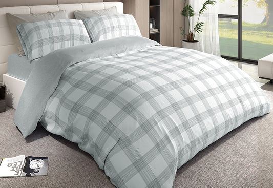 Funda Nórdica 3piezas Estampada BIANCA Marlow plata