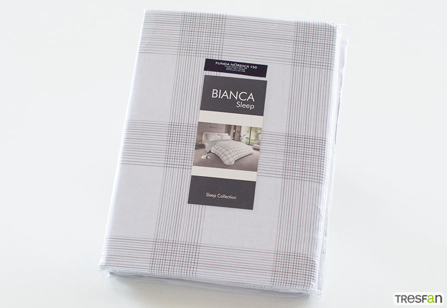 Funda Nórdica 3piezas Estampada BIANCA Marlow plata