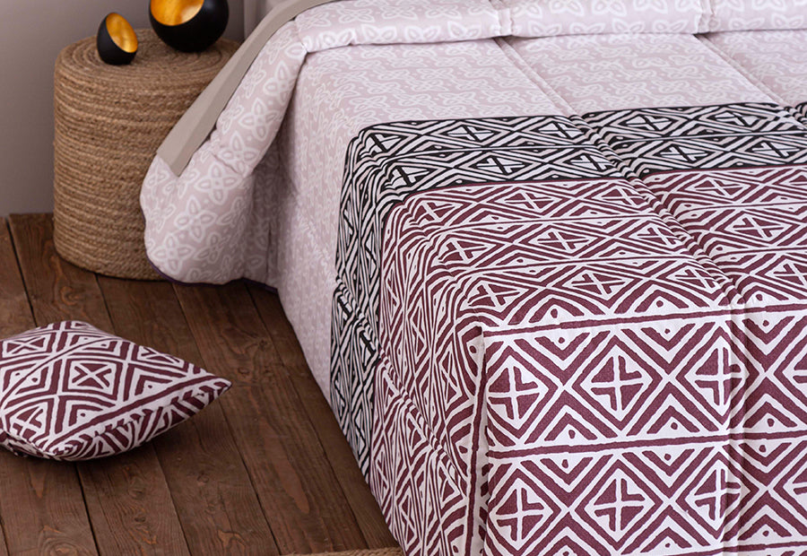 Edredón conforter Mijas Rosa Confecciones Paula