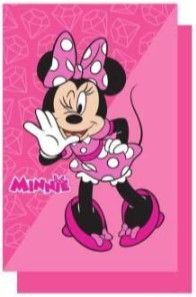 Edredón Sherpa Minnie color rosa