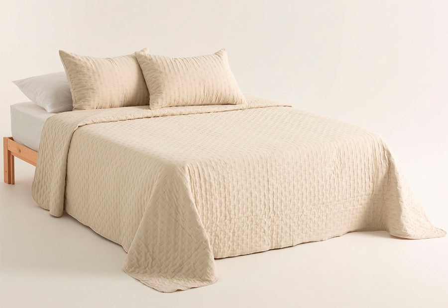 Colcha Bouti Lisa Termosellada GAMUSI Nara Color beige