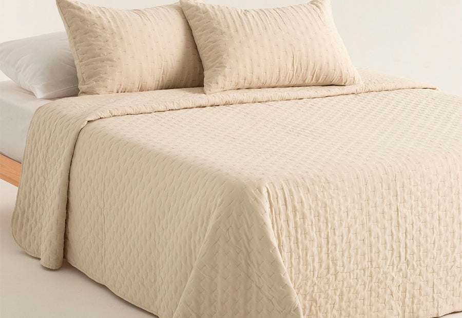 Colcha Bouti Lisa Termosellada GAMUSI Nara Color beige