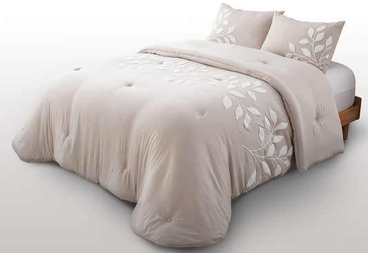 Colcha de invierno - Edredón Nestor de Clara Vidal en color beige