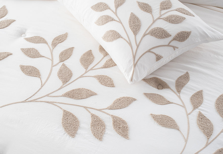 Colcha de invierno - Edredón Nestor de Clara Vidal en color natural