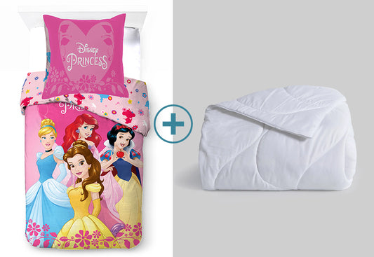 Pack Funda Nórdica+Relleno Nórdico LICENCIA Princesas Disney