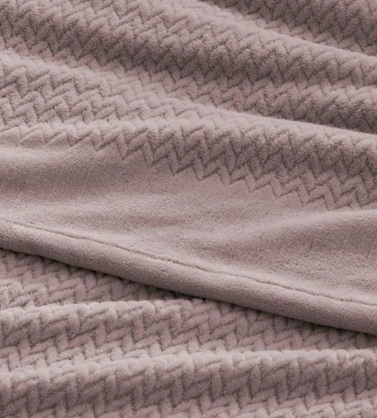 Sábana Coralina color cocoa/malva, tacto peluche  diseño 999 de Burrito Blanco