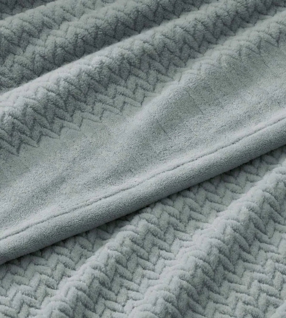 Sábana Coralina color laurel, tacto peluche  diseño 999 de Burrito Blanco