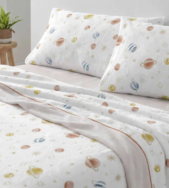 Sábana Nacarina BURRITO BLANCO 107 Planetas