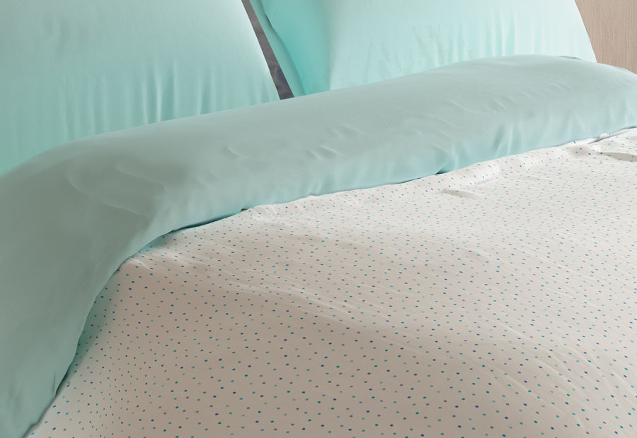 Funda Nórdica 3piezas Estampada BIANCA Siros aqua