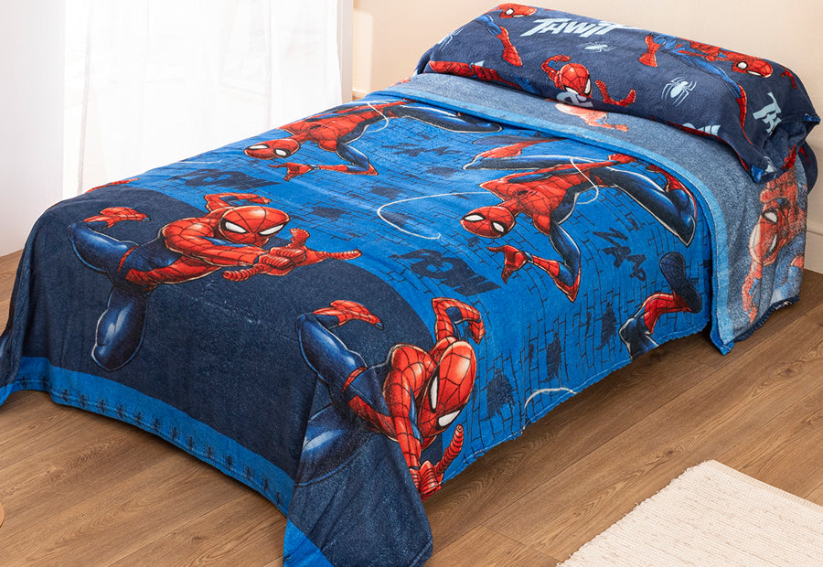 Sábana Invierno Coralina LICENCIA Spiderman