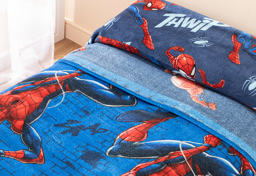 Sábana Invierno Coralina LICENCIA Spiderman