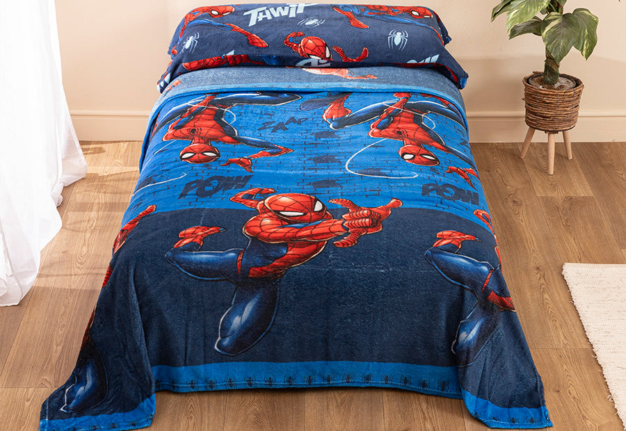 Sábana Invierno Coralina LICENCIA Spiderman