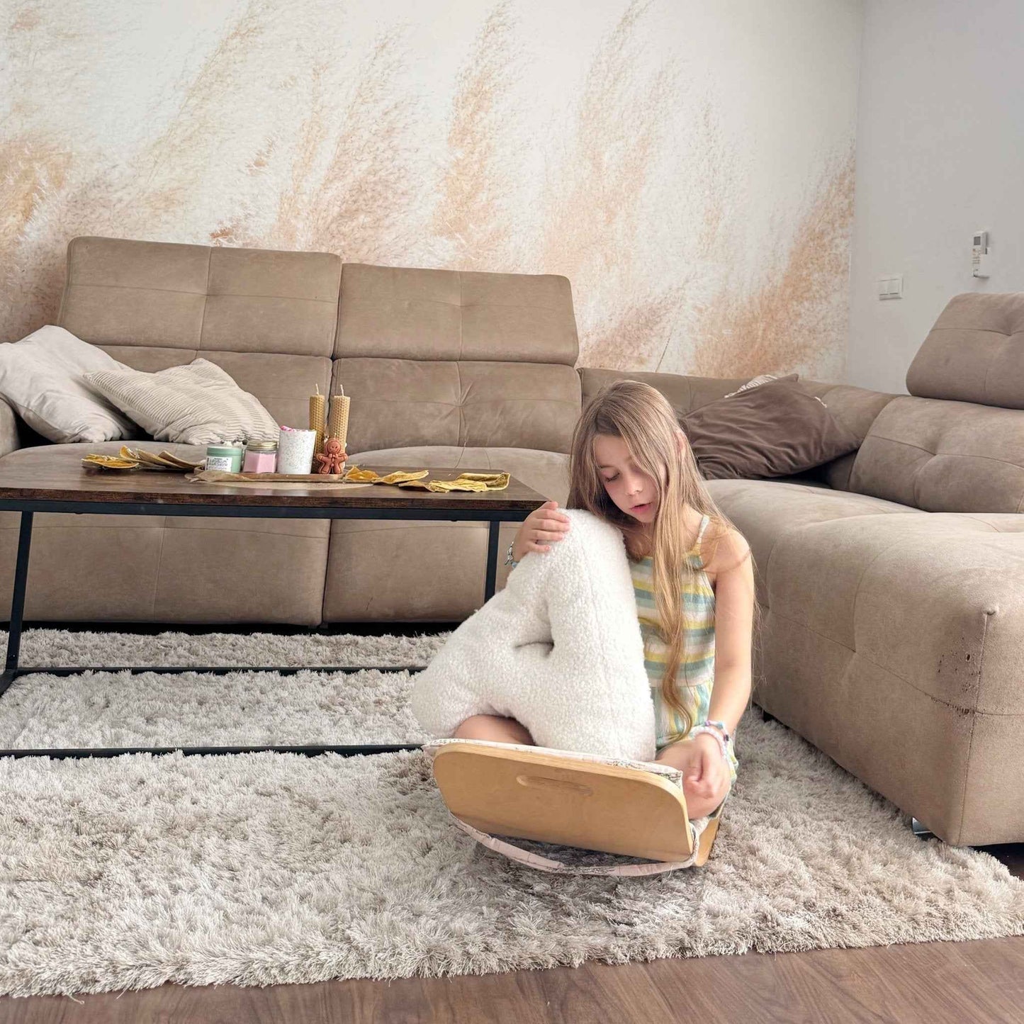 Cojín Letra Inicial Bouclé: Personaliza tu Espacio con Estilo