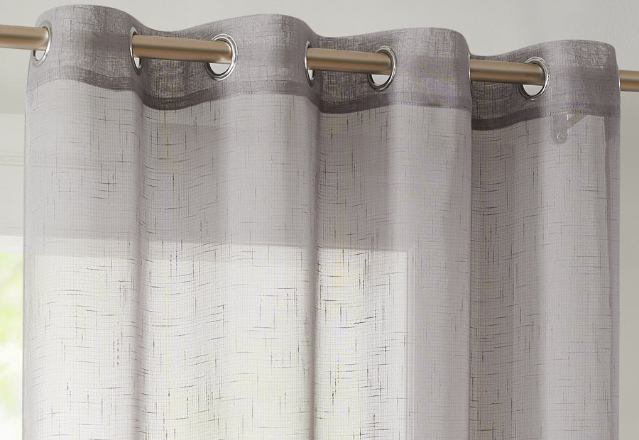 Cortina Confeccionada 140x265 CAMALTEX Visillo Rústico Liso