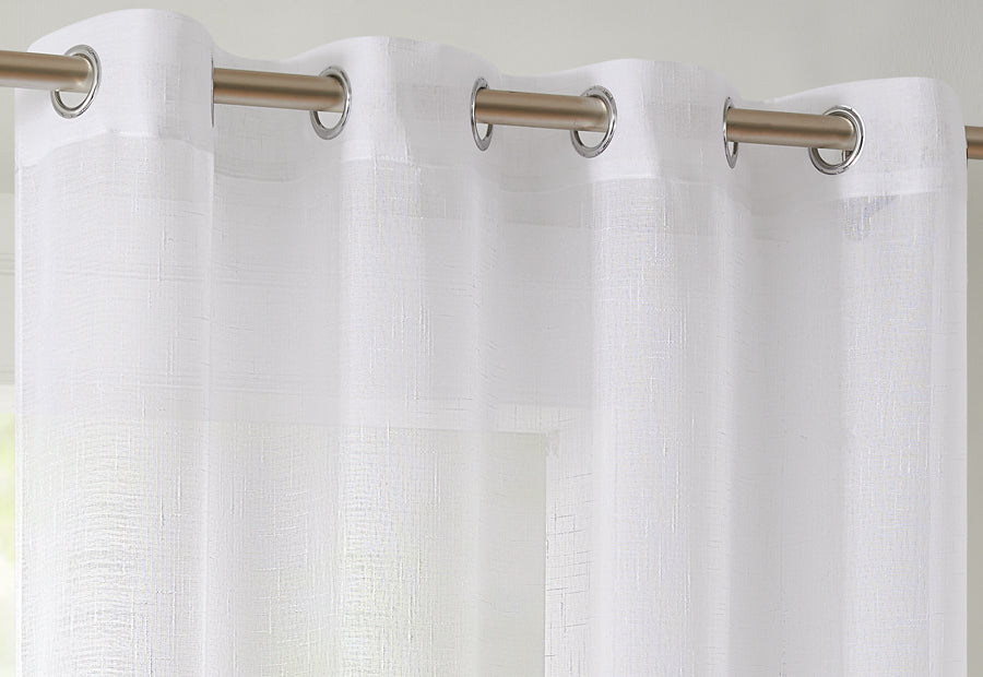 Cortina Confeccionada 140x265 CAMALTEX Visillo Rústico Liso