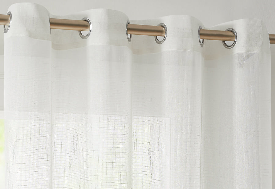 Cortina Confeccionada 140x265 CAMALTEX Visillo Rústico Liso