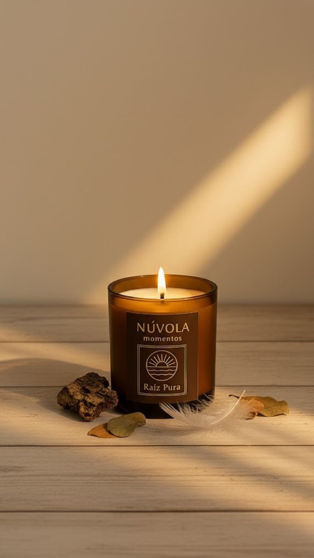 Raíz Pura – Vela para calmar la sobrecarga mental