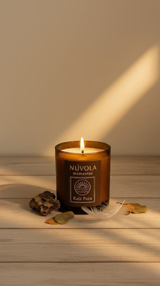 Raíz Pura – Vela para calmar la sobrecarga mental