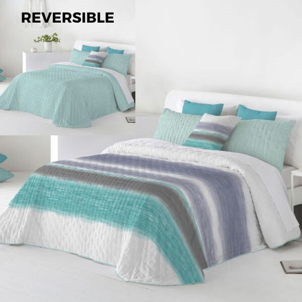 FUN&amp;DECO Water Style Reversible Bouti Quilt