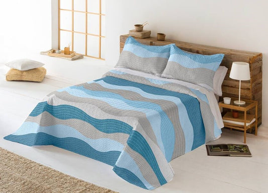 Bouti Cadiz Quilt Blue MIRACLE HOME