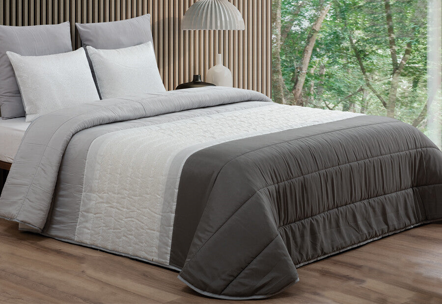 Edredón Comforter + Cojines Jacquard Malu