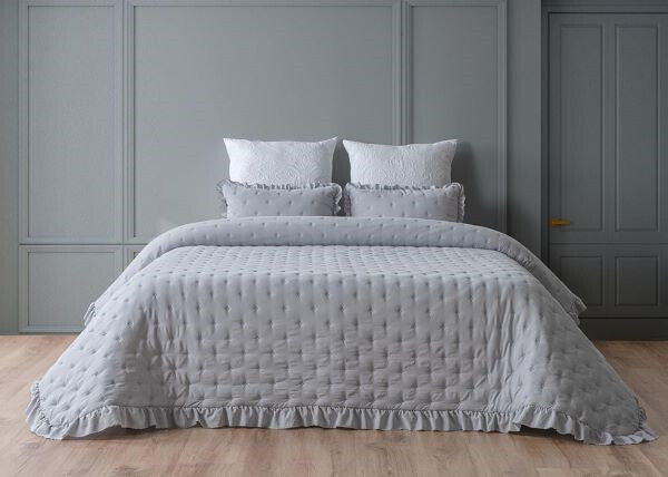 MIRACLE Gray Milano Comforter Duvet