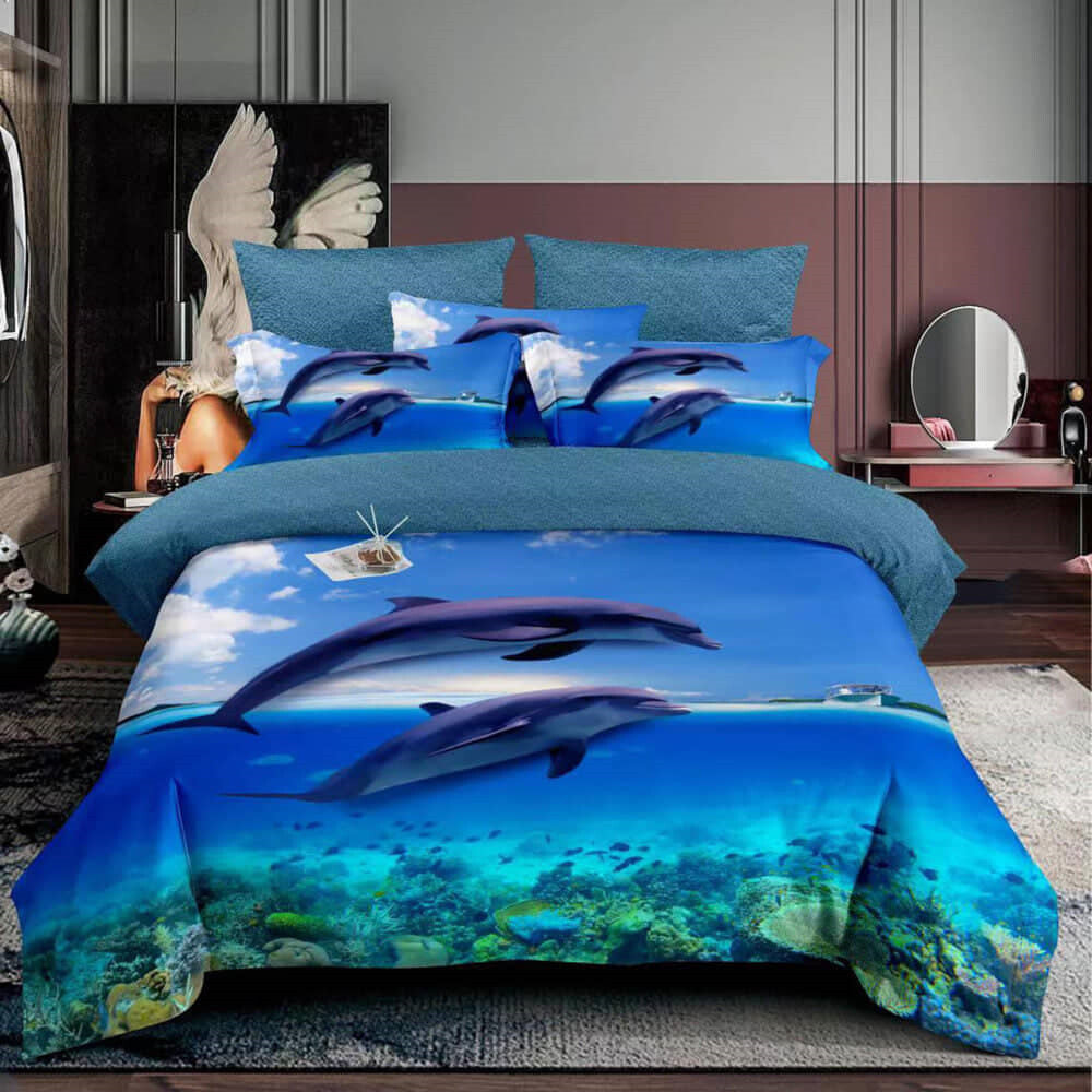 Dolphin Duvet Cover Single bed