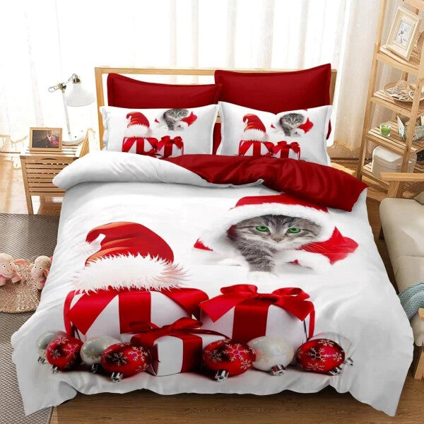 Christmas Duvet Cover The Cats