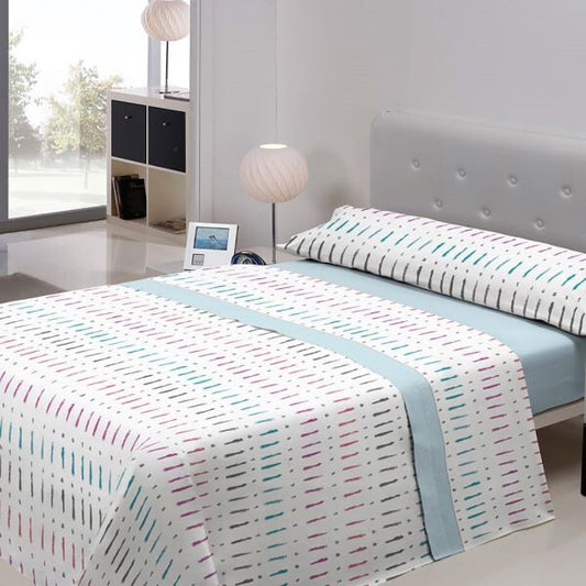 Parure de draps en tissu turquoise BORIS C-2 JAVIER LARRAINZAR