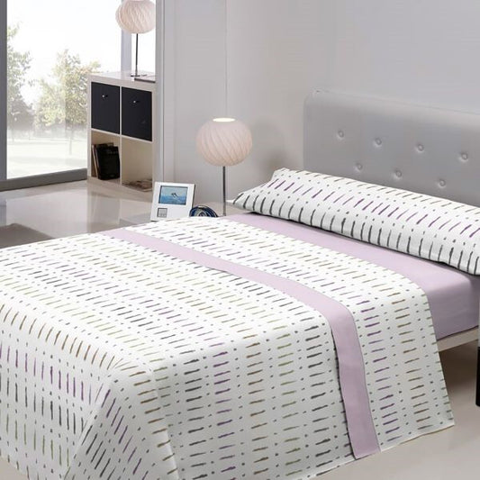 BORIS C-3 PINK FABRIC SHEET SET JAVIER LARRAINZAR